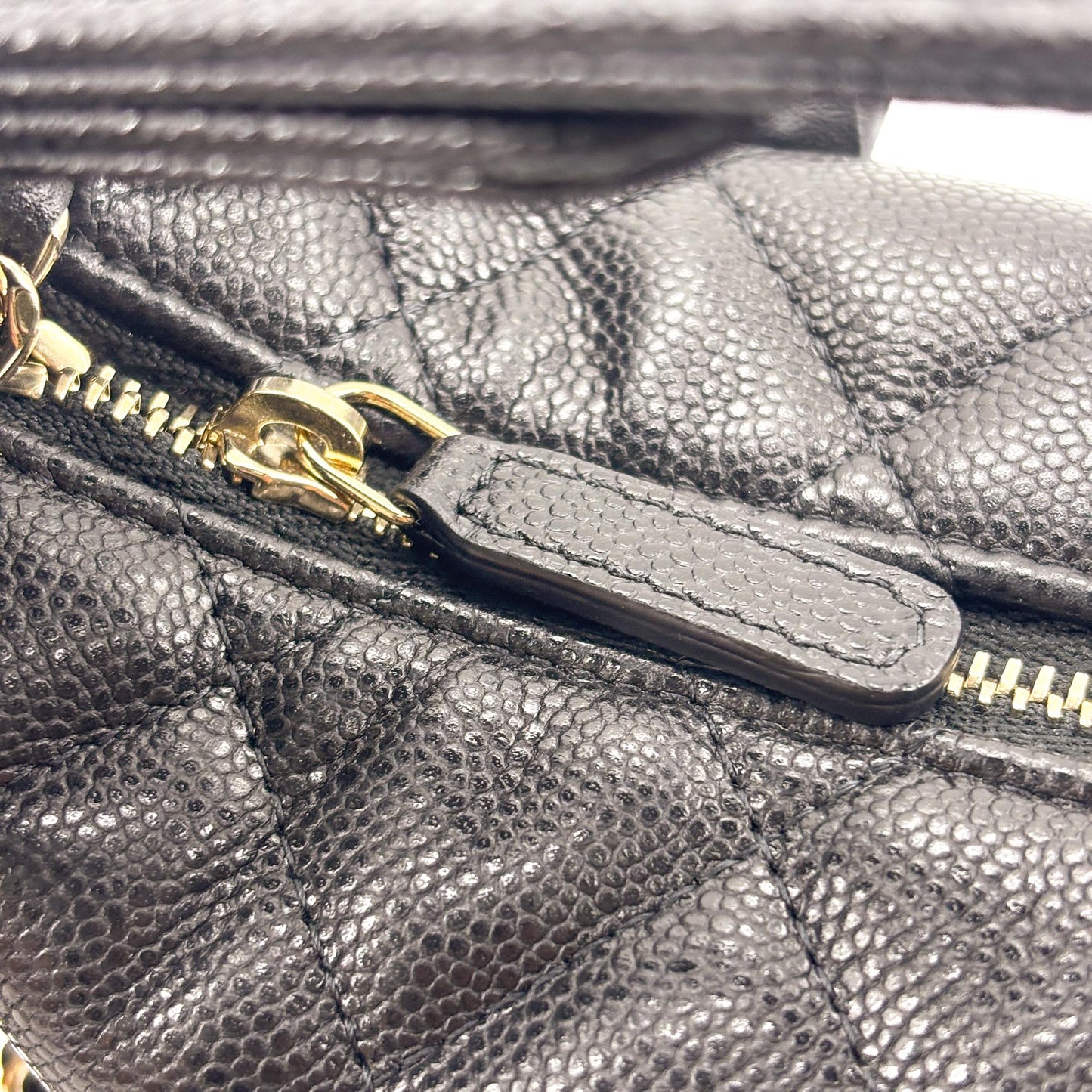 Chanel Caviar Quilted Small Hobo Bag Black Gold Hardware