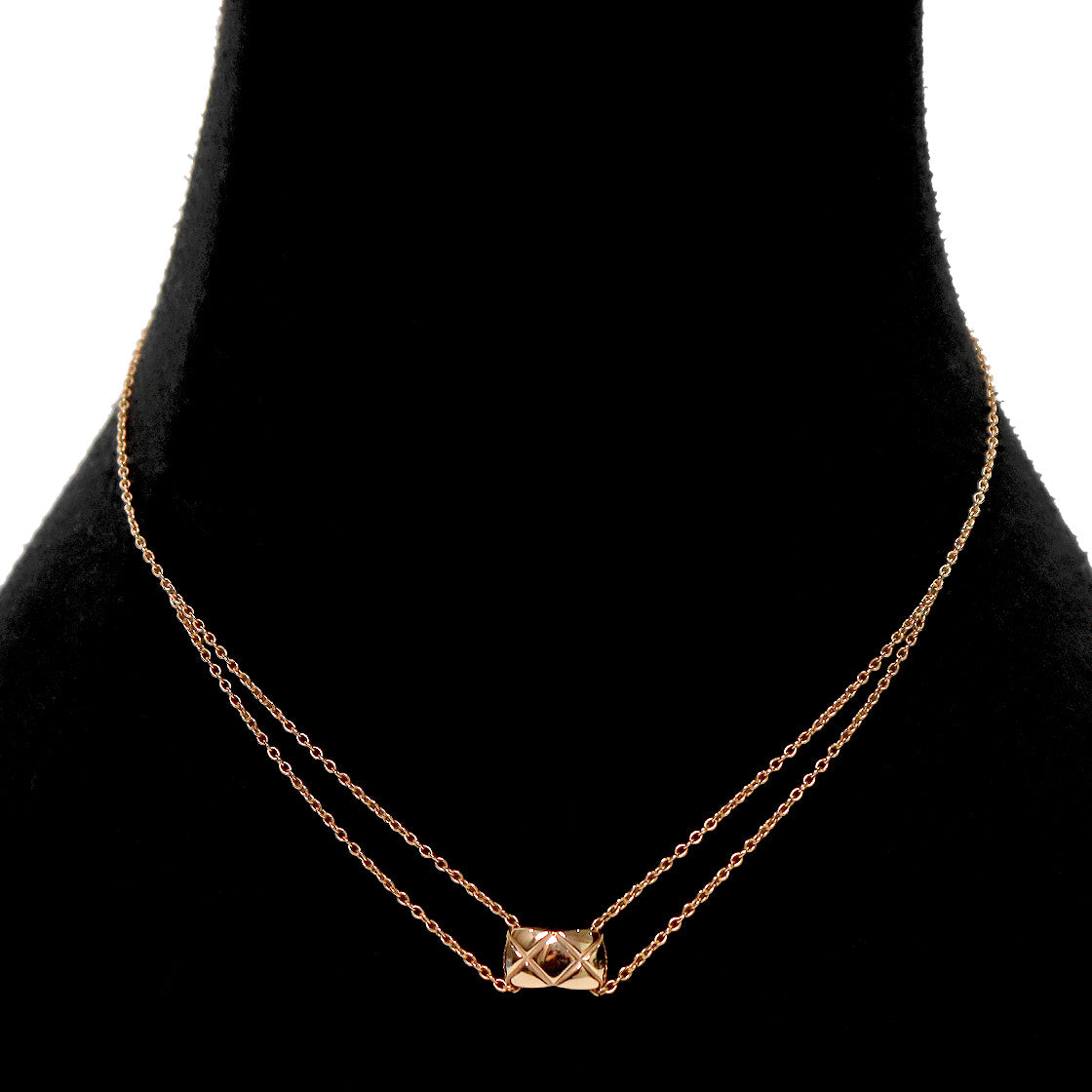 Chanel 18K Gold Coco Crush Necklace
