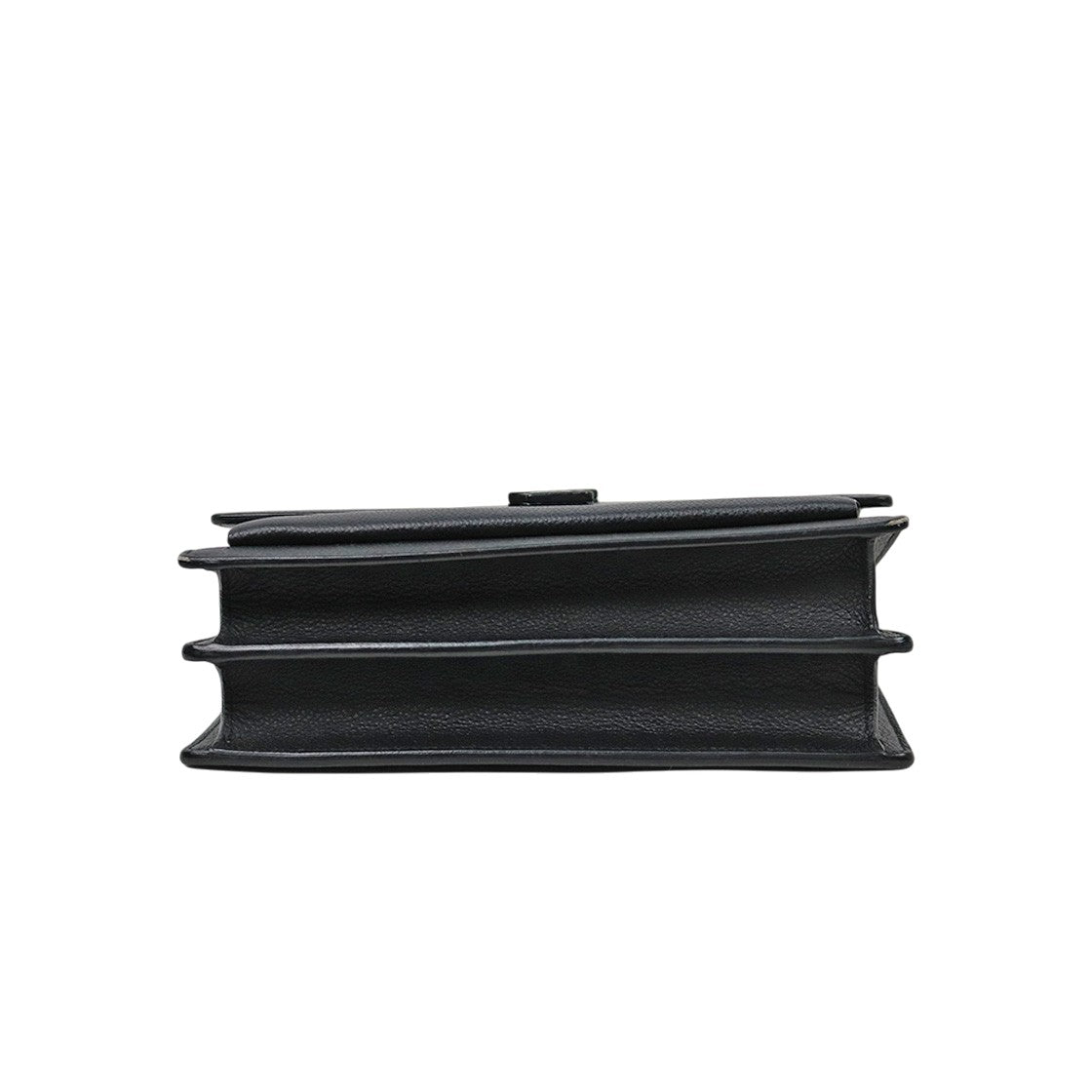 Saint Laurent Black Leather Sunset Shoulder Bag