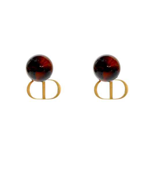 Dior Tribal Pearl Earrings