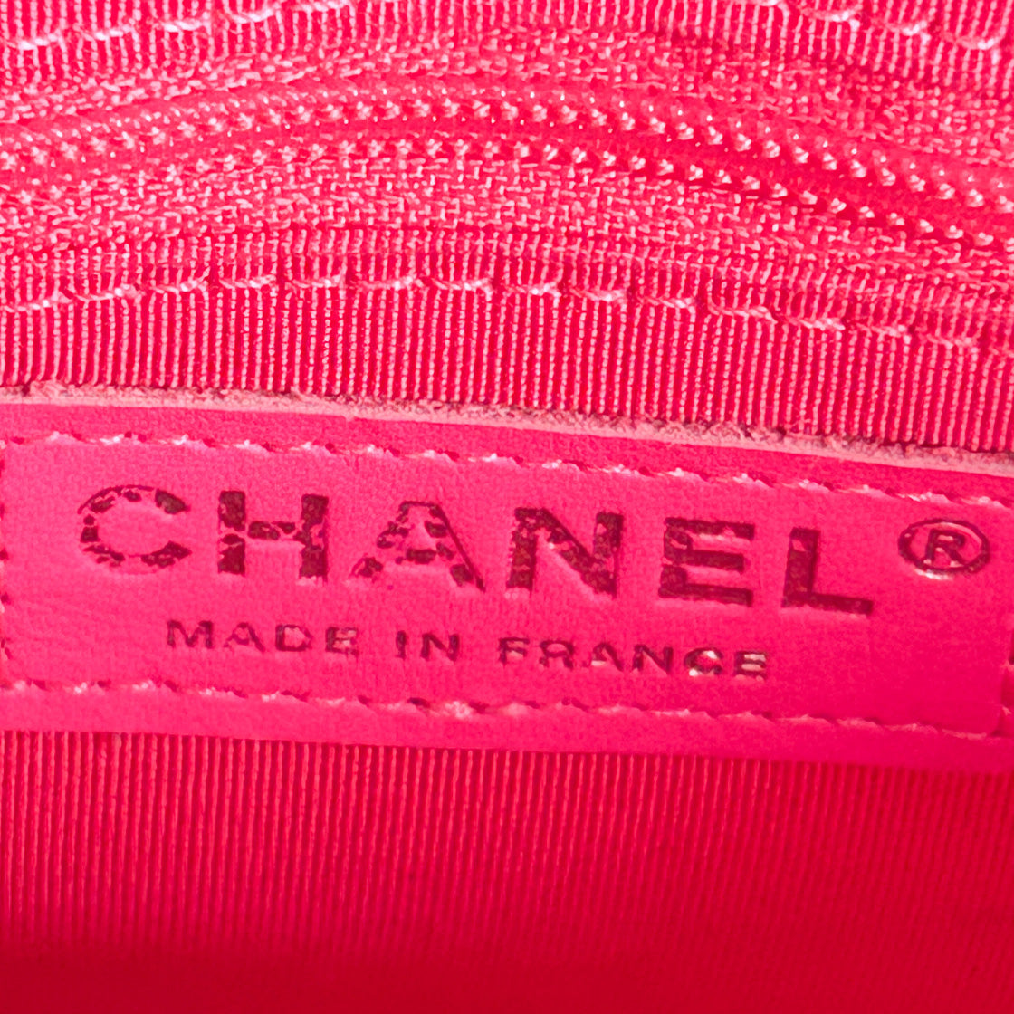 Chanel Neon Pink Small Gabrielle Hobo Bag