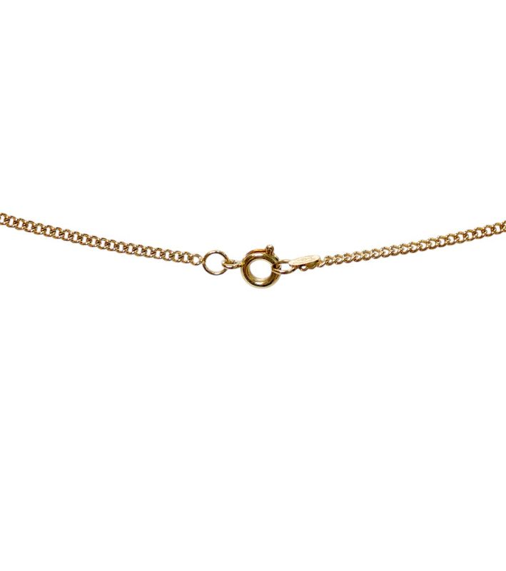 Chanel Black Cubic CC Gold Necklace