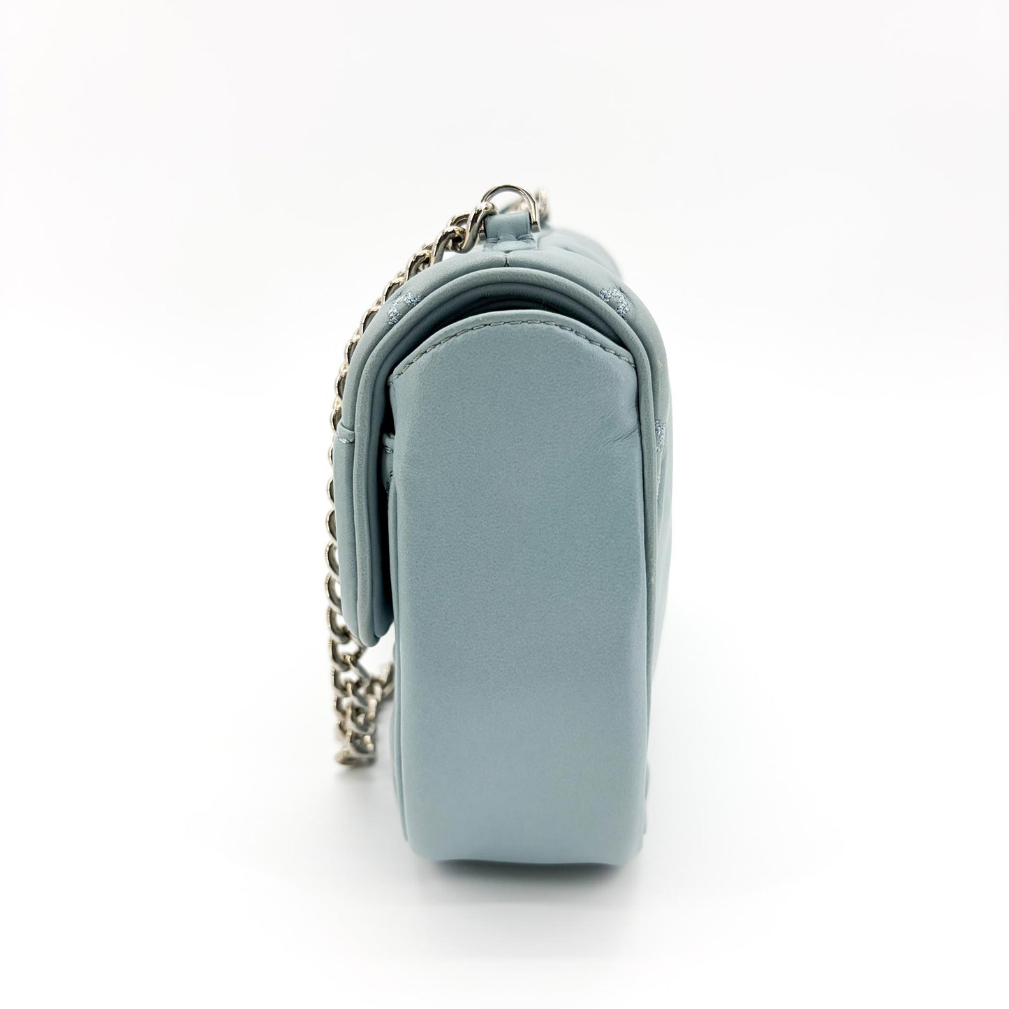 Louis Vuitton Monogram Quilted Marceau Sky Blue Silver Hardware
