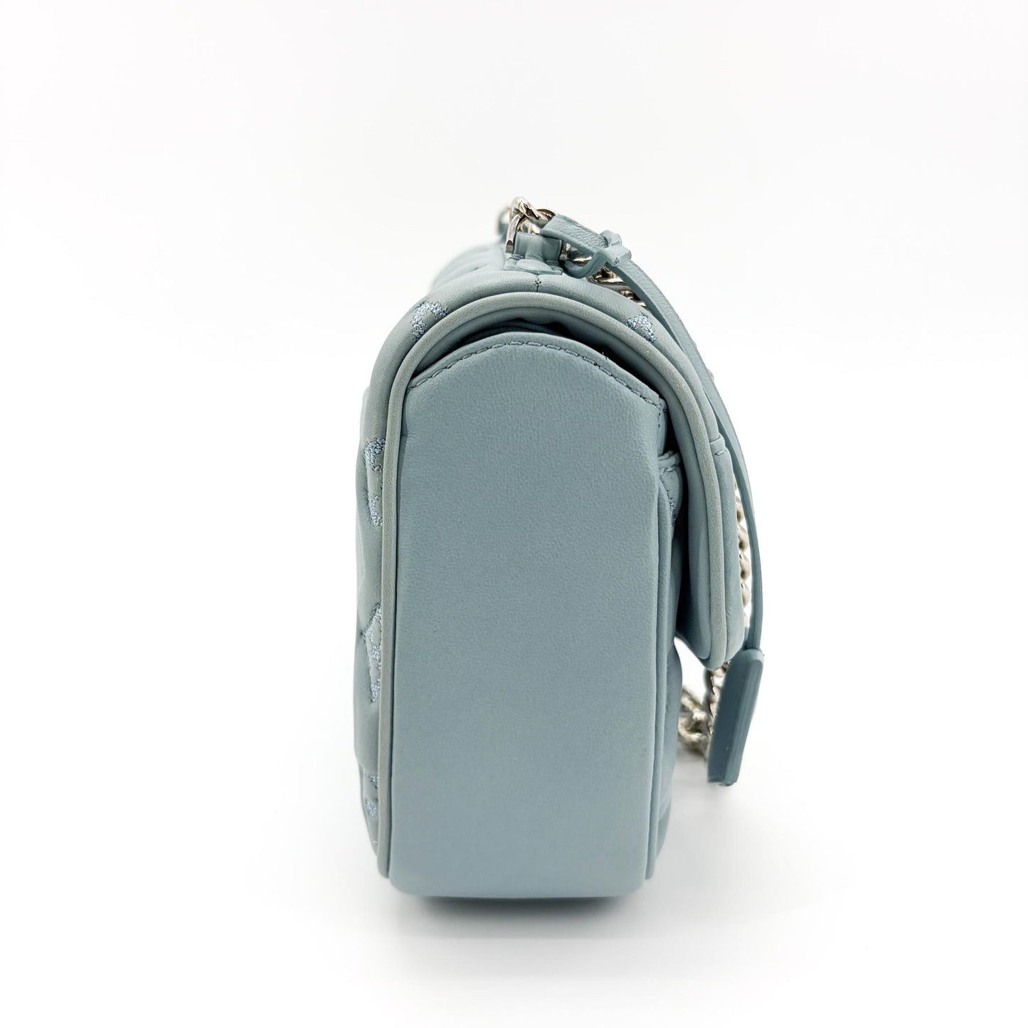 Louis Vuitton Monogram Quilted Marceau Sky Blue Silver Hardware