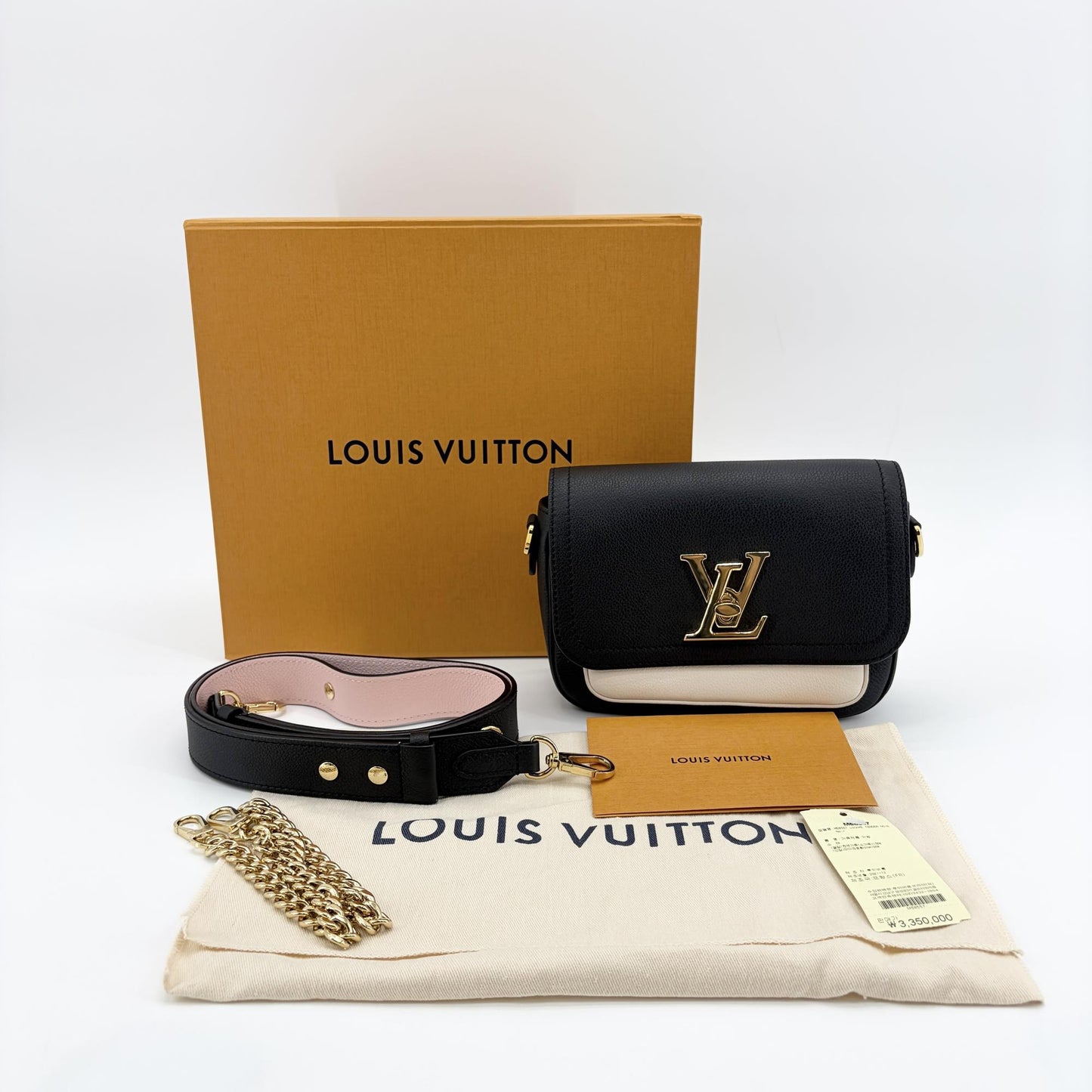 Louis Vuitton Lockme Tender Black Cream