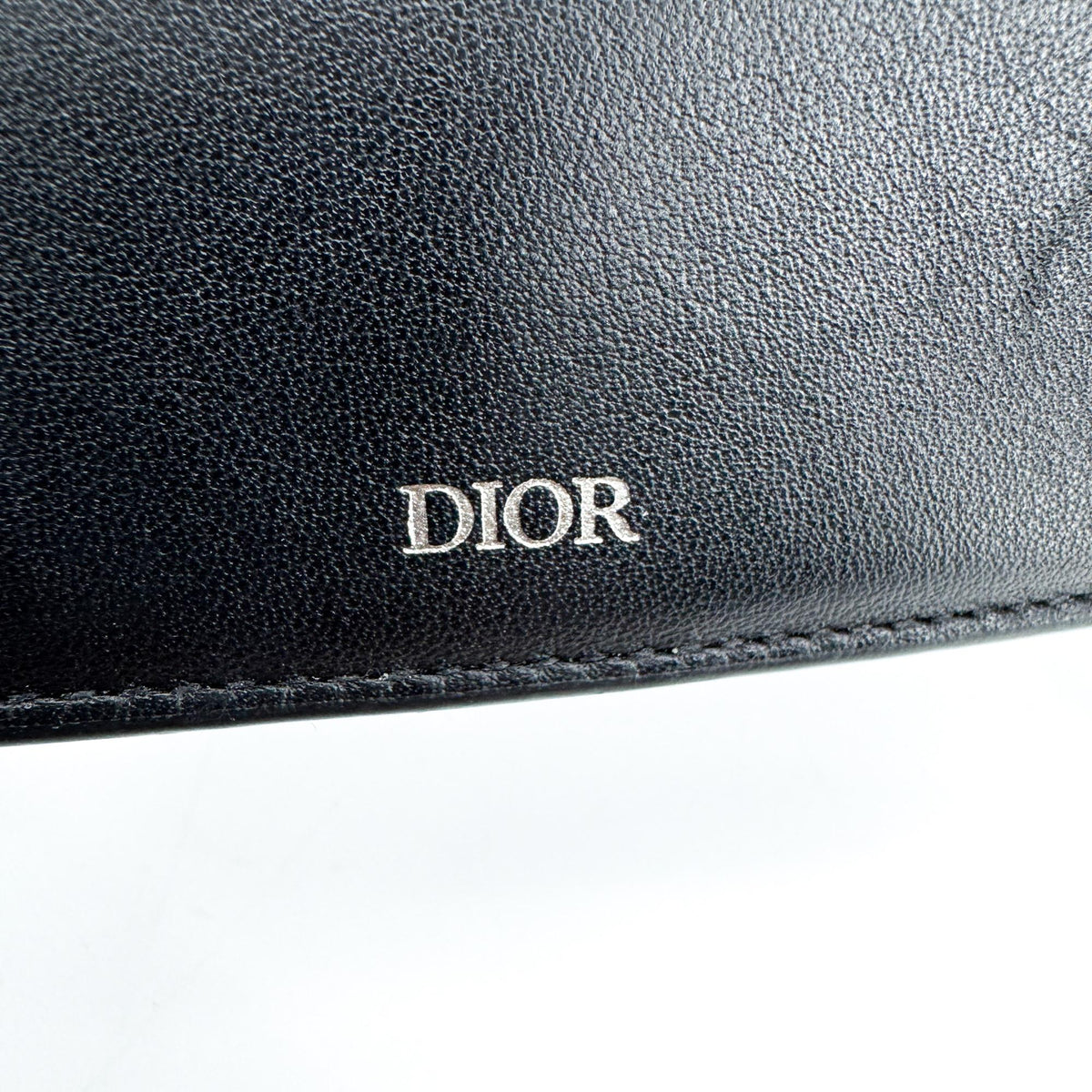 Dior Oblique Jacquard Wallet Beige Navy
