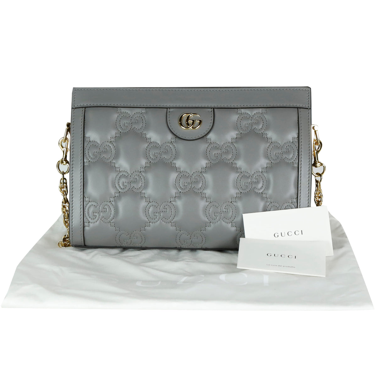 Small GG Matelassé Shoulder Bag 826216