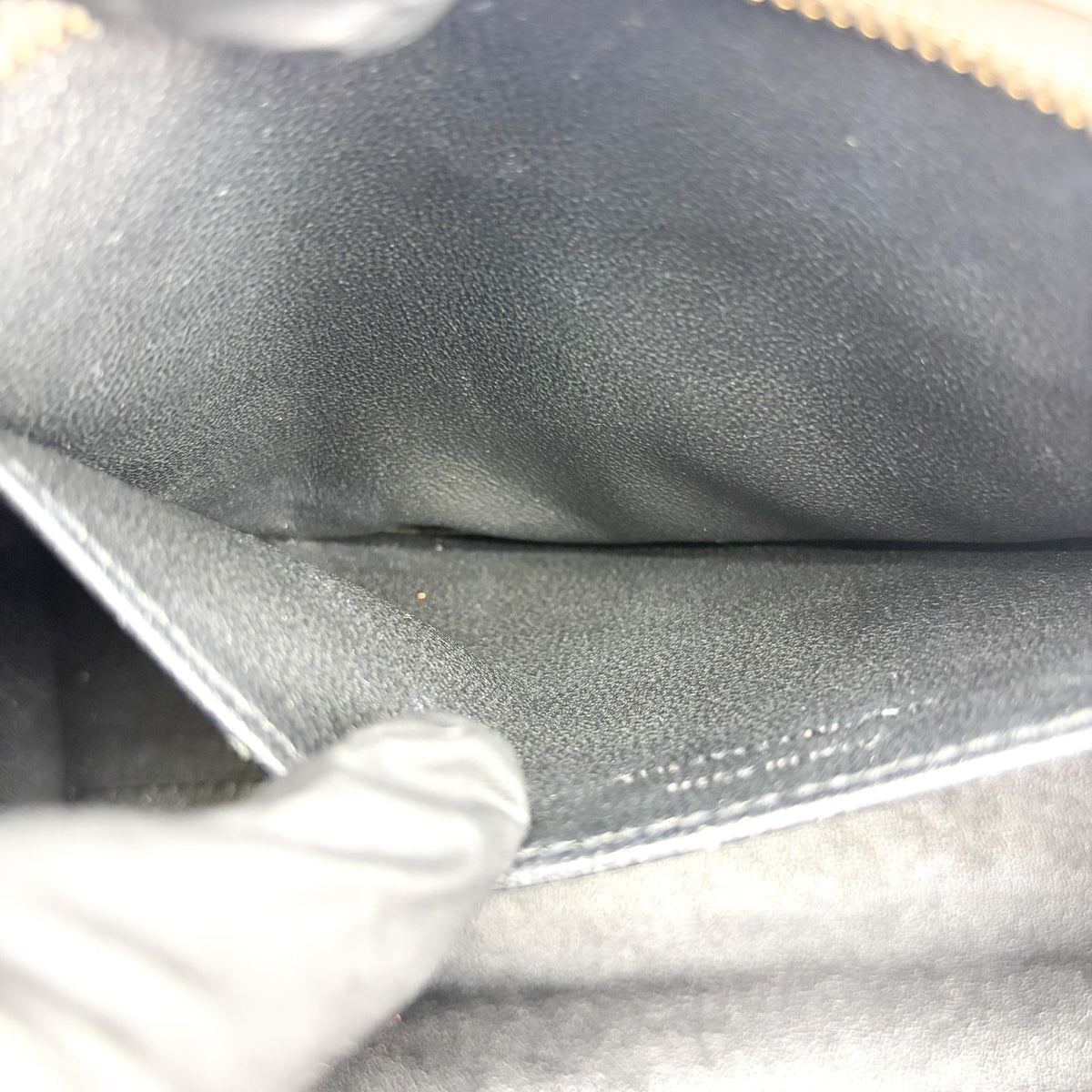 Saint Laurent Baby Monogram Cabas Bag Grey Gold Hardware