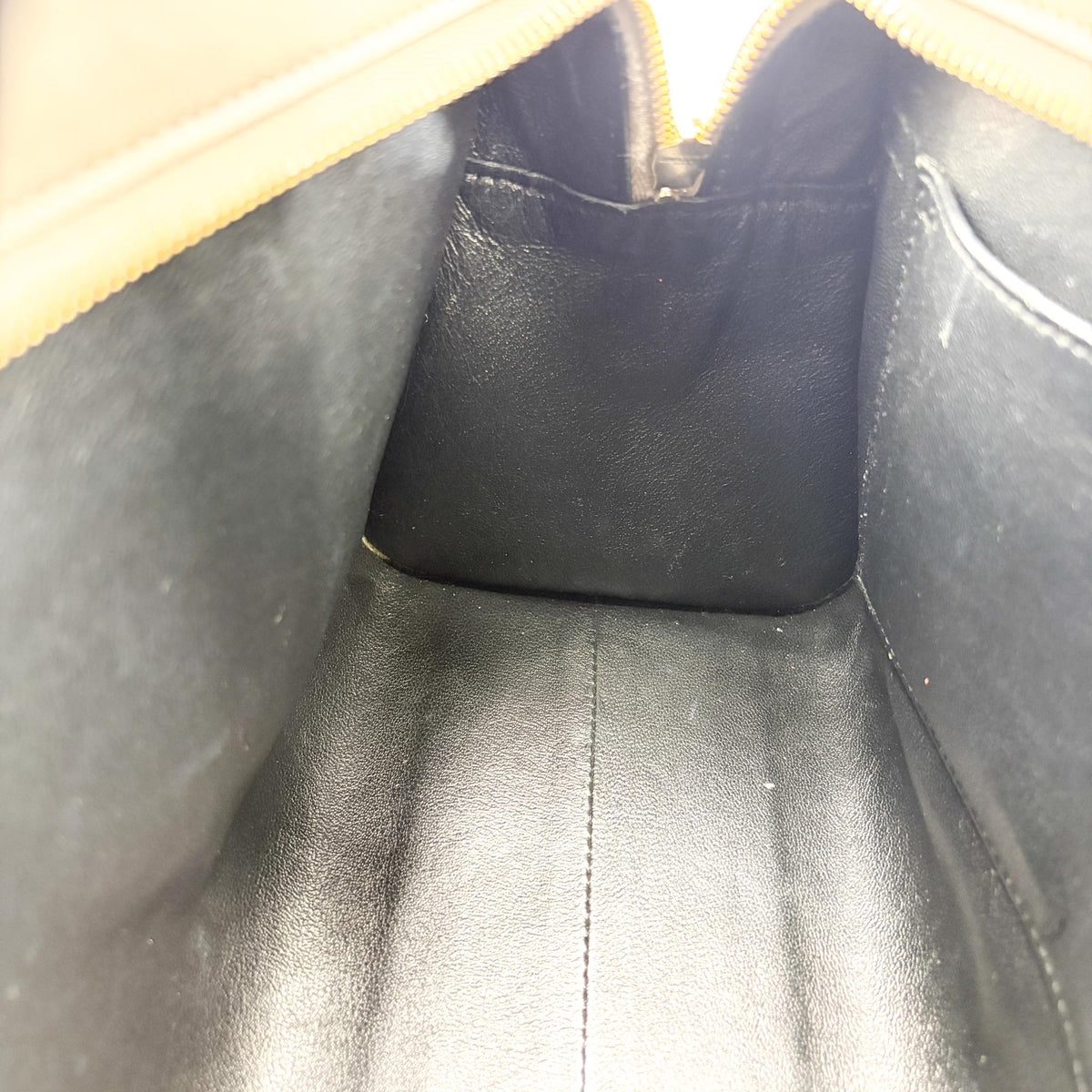 Saint Laurent Baby Monogram Cabas Bag Grey Gold Hardware