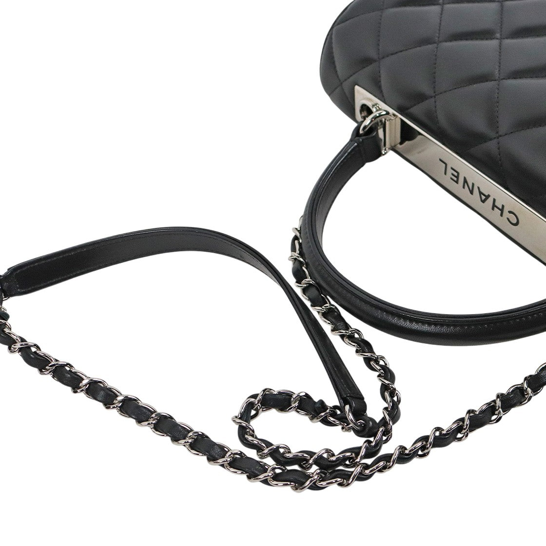 Chanel Black Lambskin Trendy CC Tote Bag