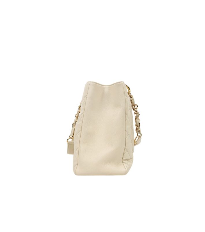 Chanel Beige Big CC Grand Shopping Shoulder Bag