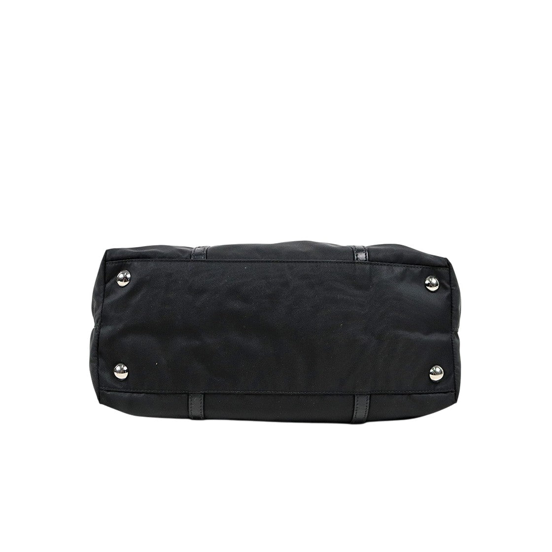 Prada Black Pocono Trimmed Shoulder Bag