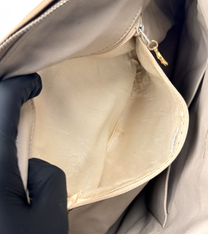 Chanel Beige Golden Ball Shoulder Bag
