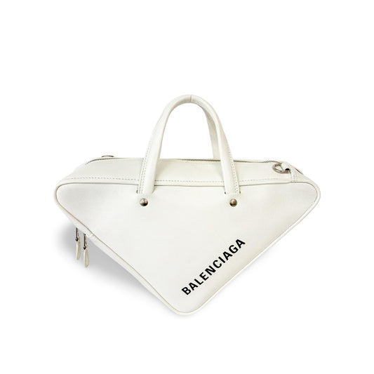 Balenciaga Triangle Duffle S White