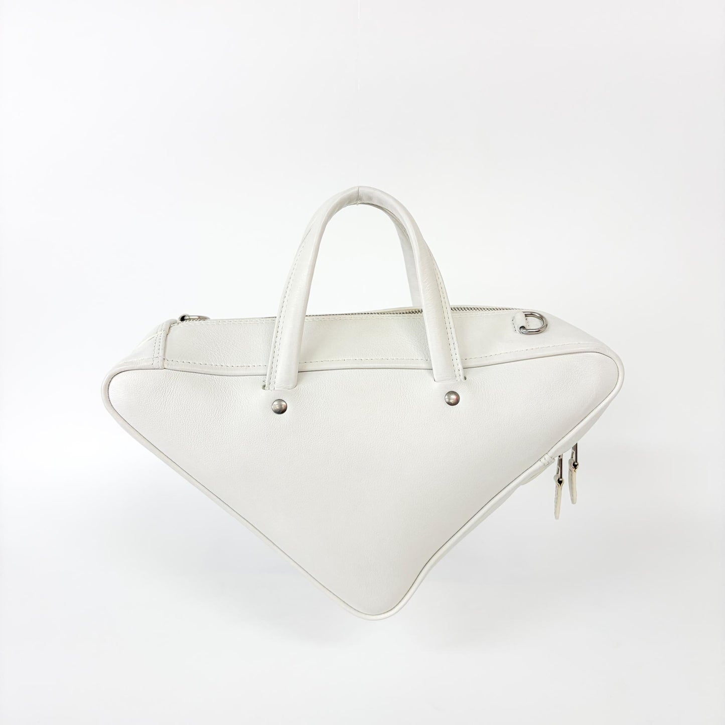 Balenciaga Triangle Duffle S White