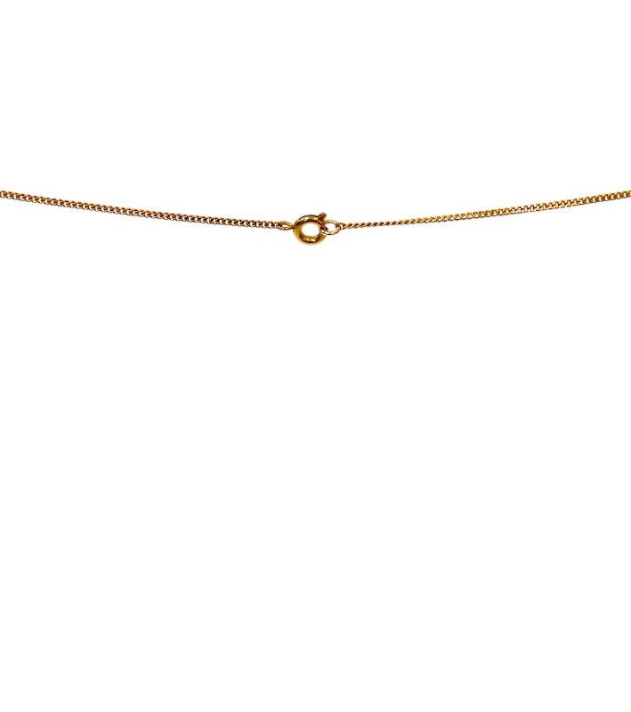 Chanel White Star CC Gold Necklace