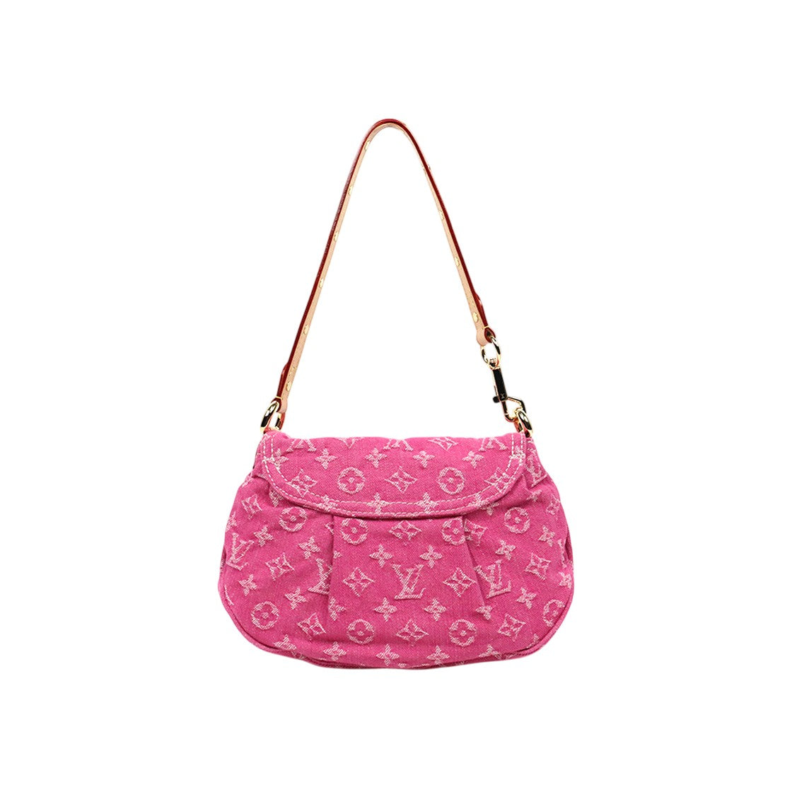 Louis Vuitton Denim Fuchsia Sunset Shoulder Bag