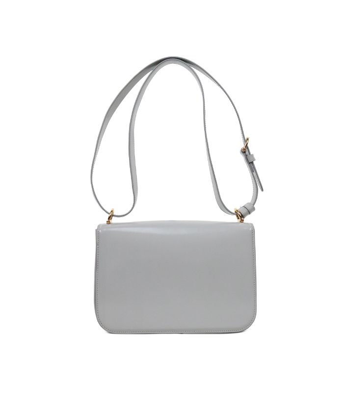 Gucci Gray Small Leather Siena Shoulder Bag