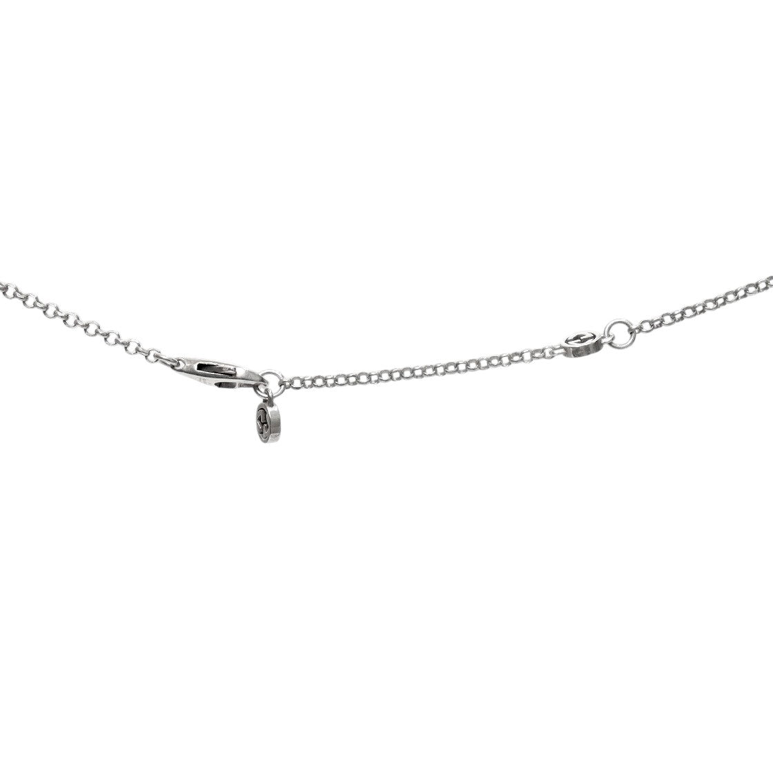 Gucci Double G Silver Necklace