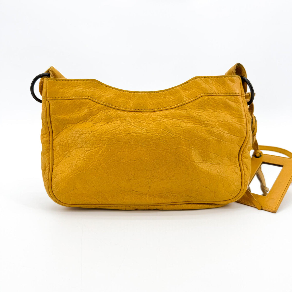 Balenciaga Classic Hip Crossbody Bag Mustard Yellow