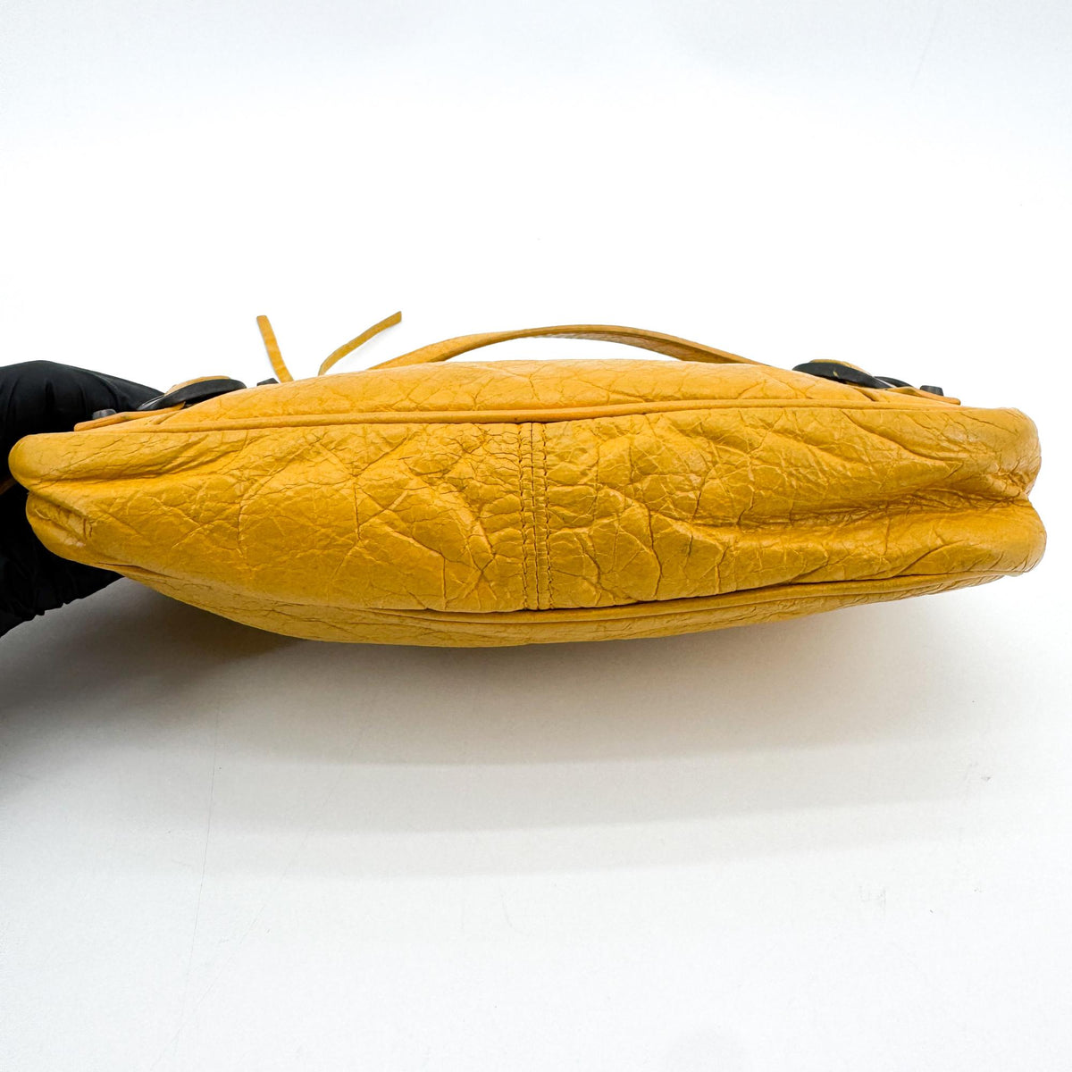 Balenciaga Classic Hip Crossbody Bag Mustard Yellow