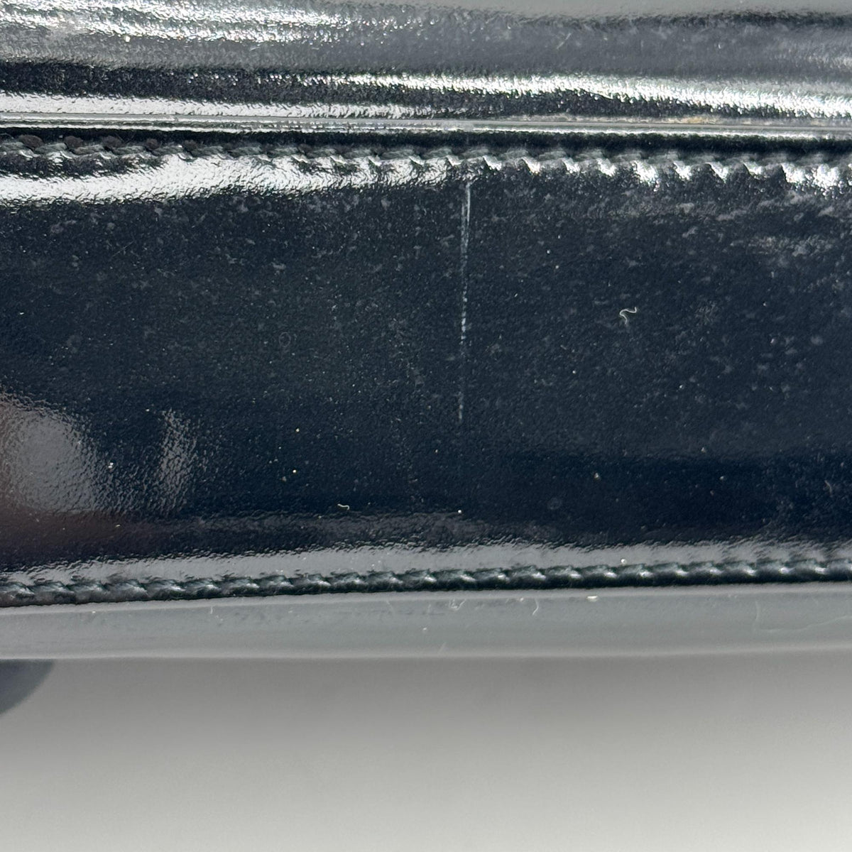Chanel patent leather frame bag