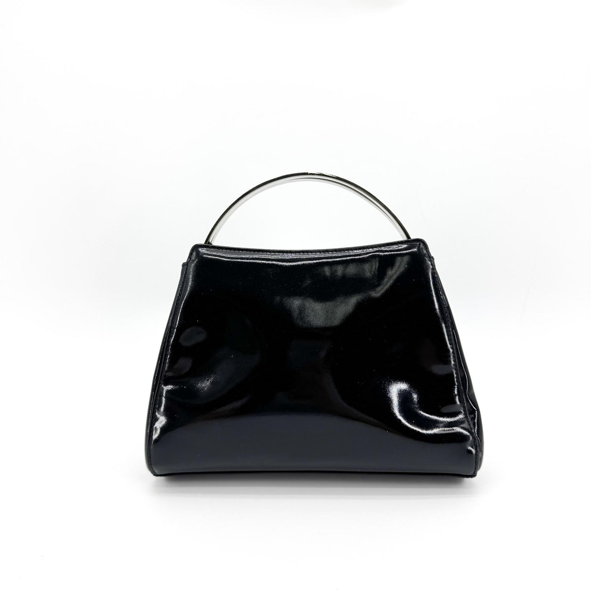Chanel patent leather frame bag