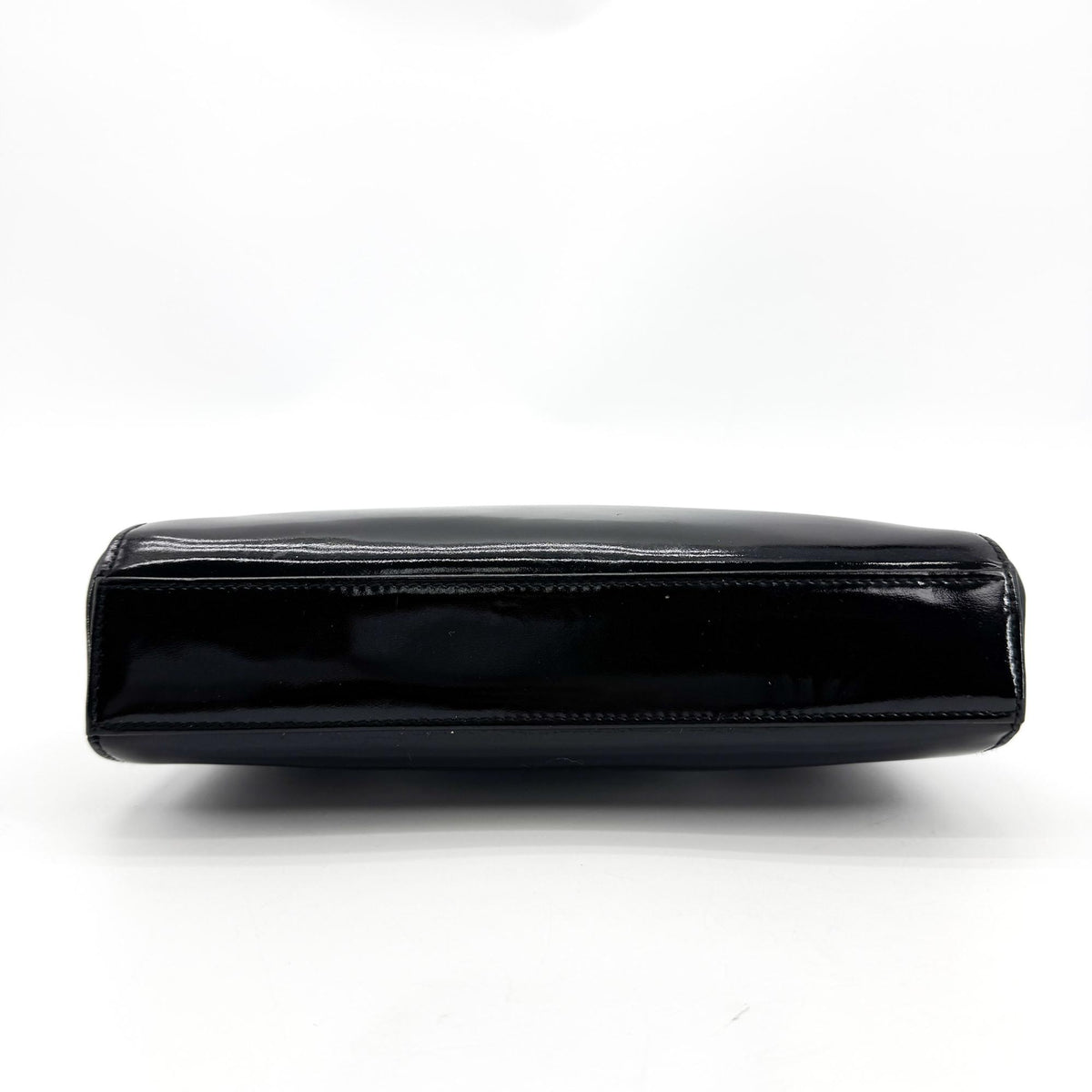 Chanel patent leather frame bag