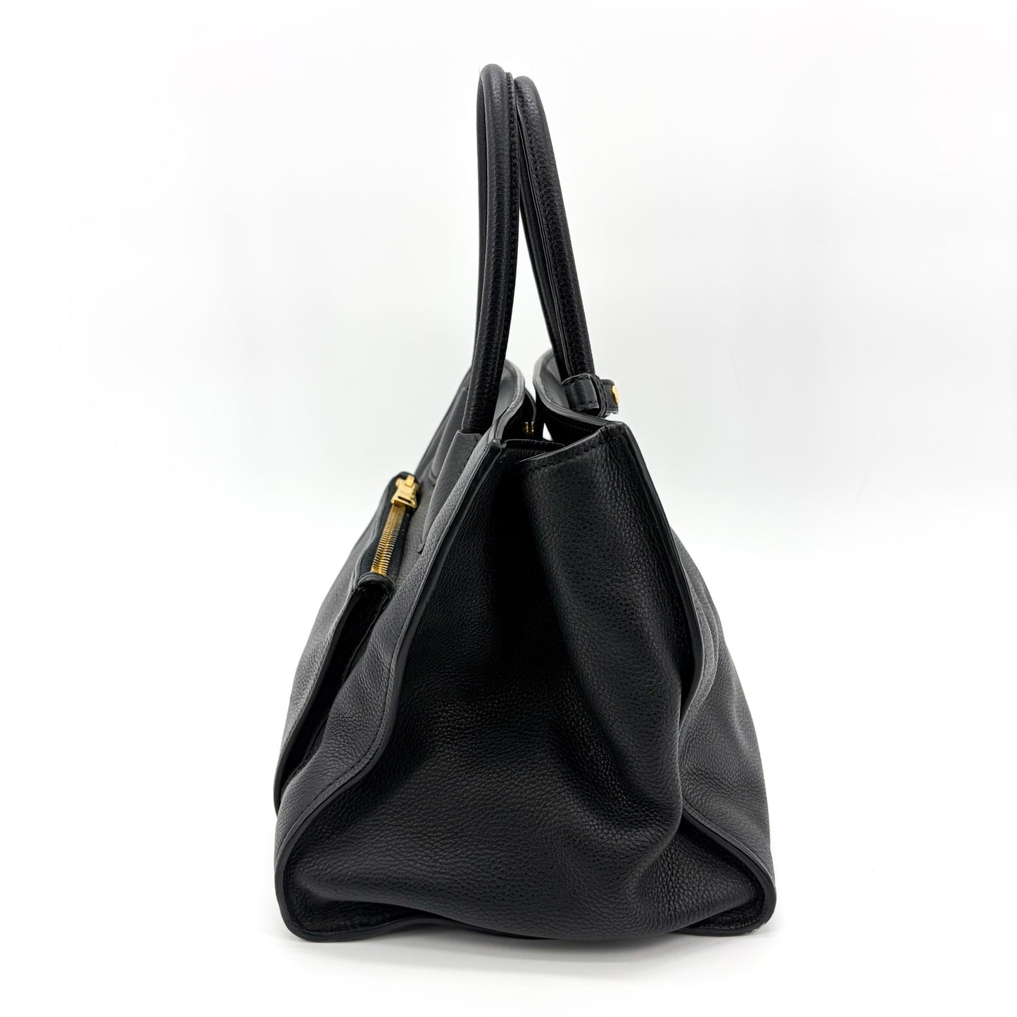 Prada Vitello Phoenix Tote Bag Black