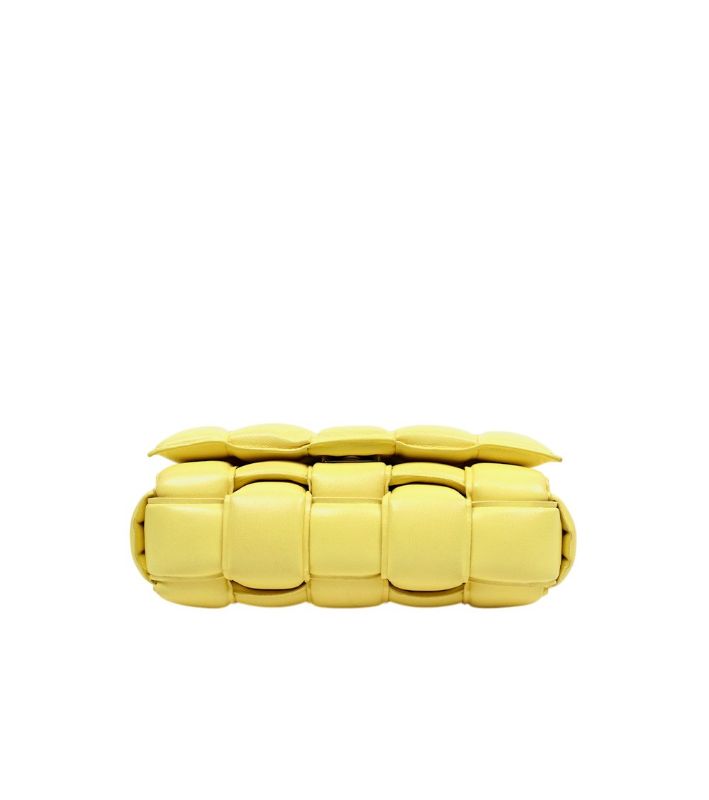 Bottega Veneta Lime Quilted Cassette Bag