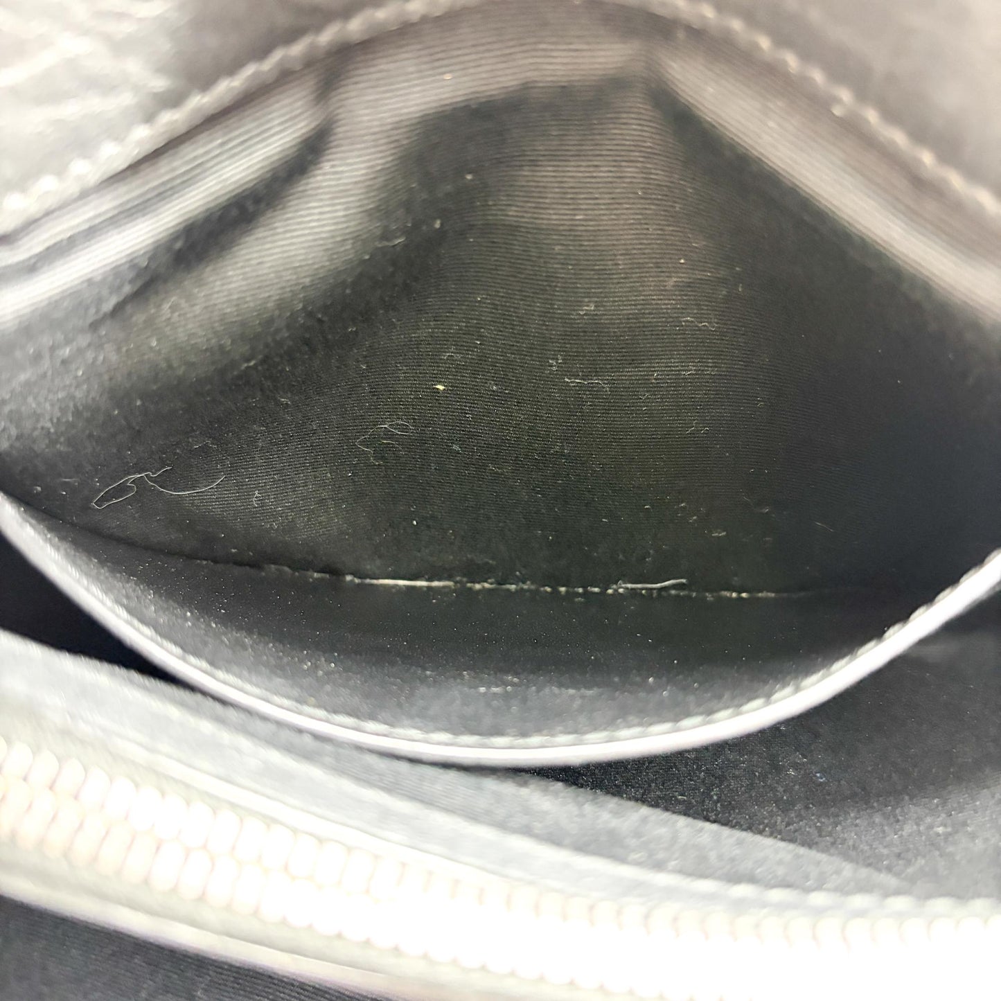Saint Laurent Medium Nikki Croco Embossed Shoulder Bag Black