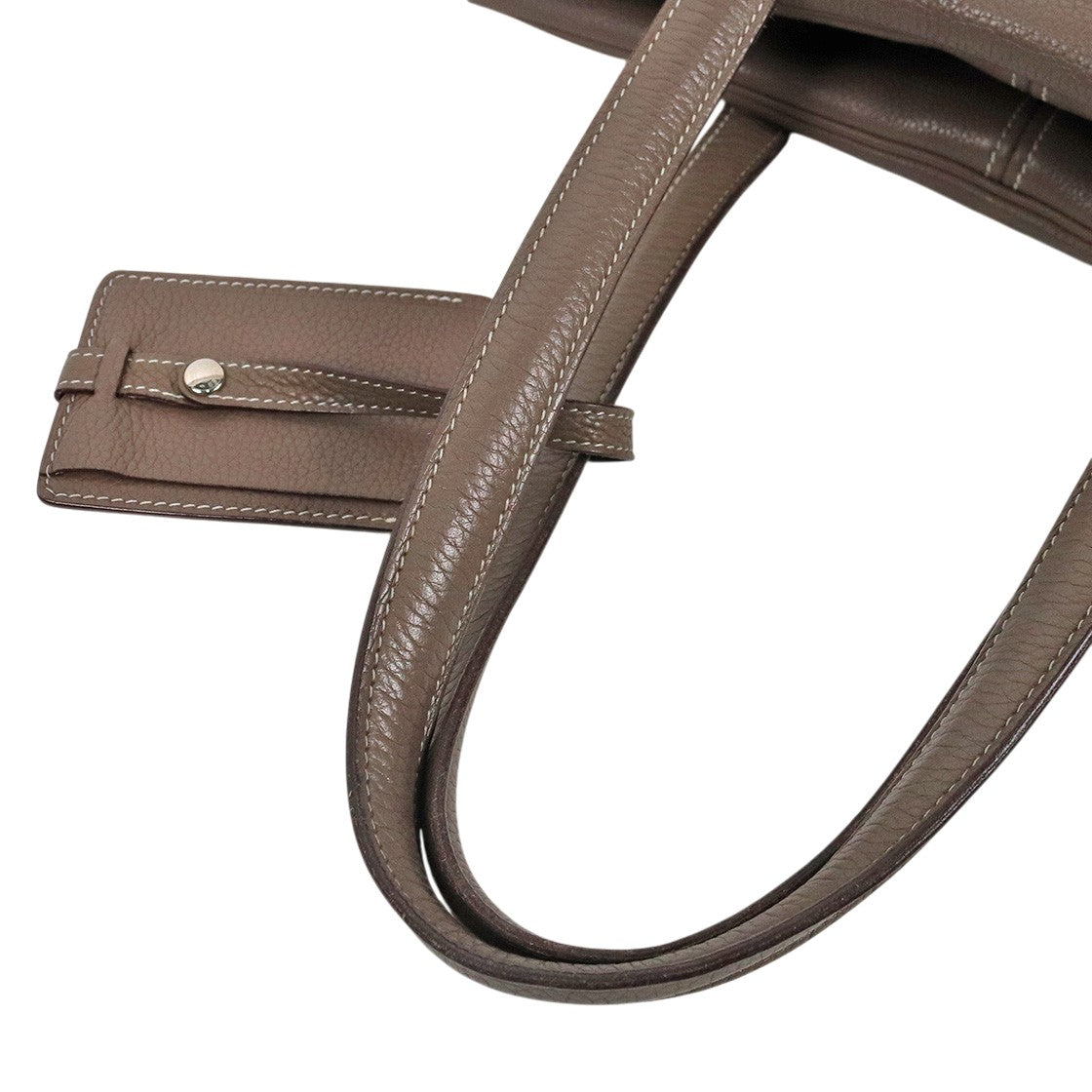 Hermès Size 35 Victoria 2 Étoffe Square "L" Engraved Tote Bag