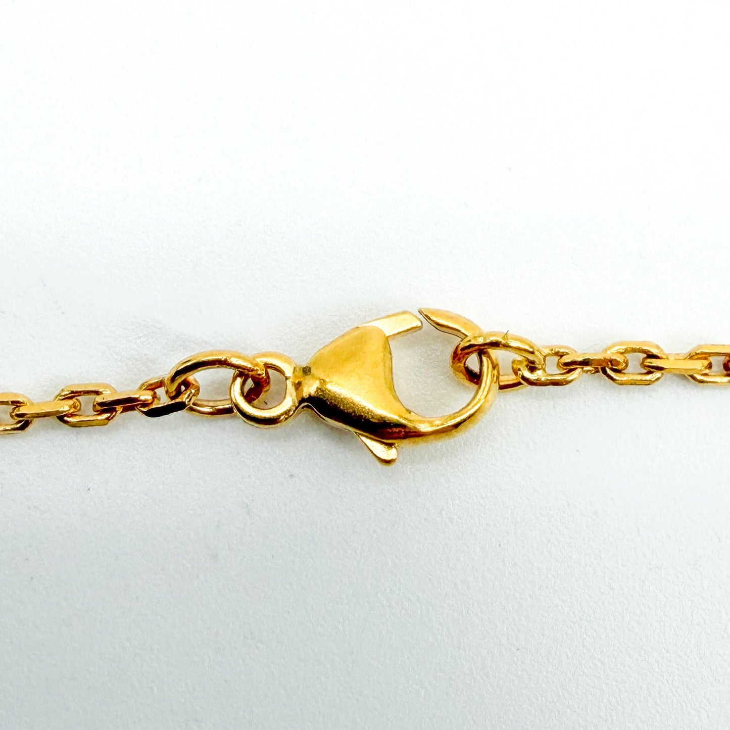 Hermès Pop H Necklace Gold Blanc