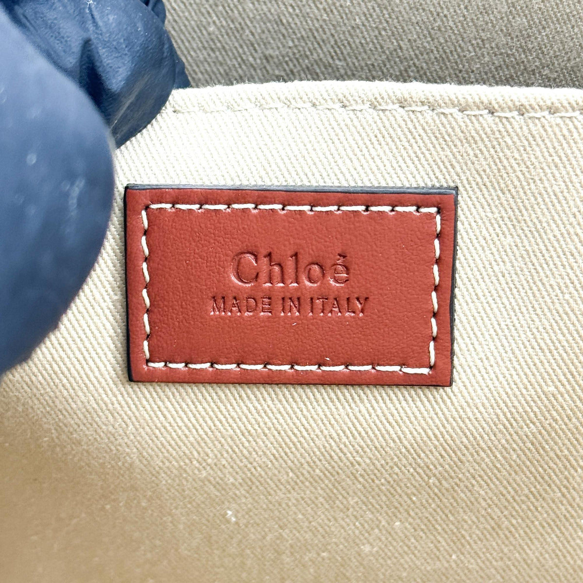 Chloé Woody Medium Tote Bag Beige Brown