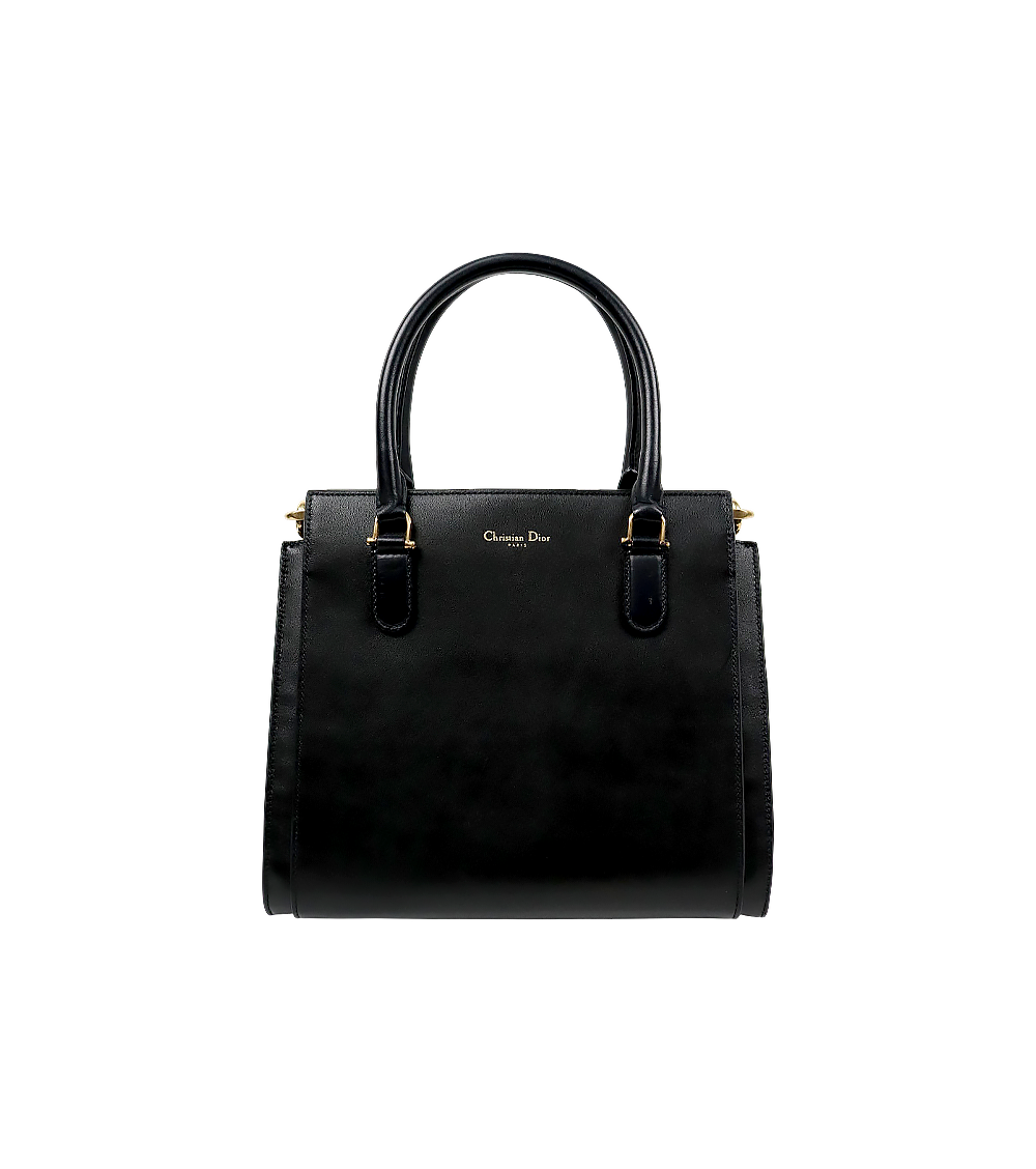 Dior Black Leather 2-Way Bag