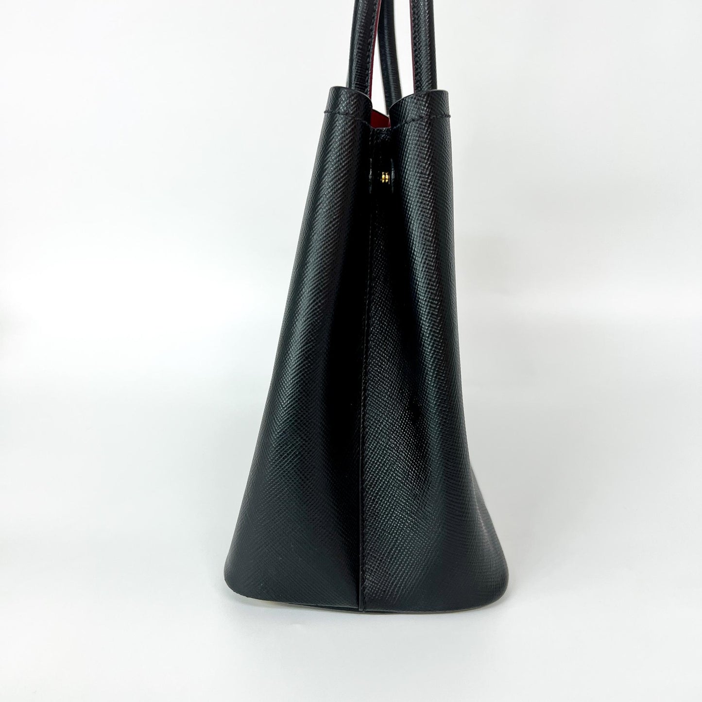 Prada Double Saffiano Leather Medium Black