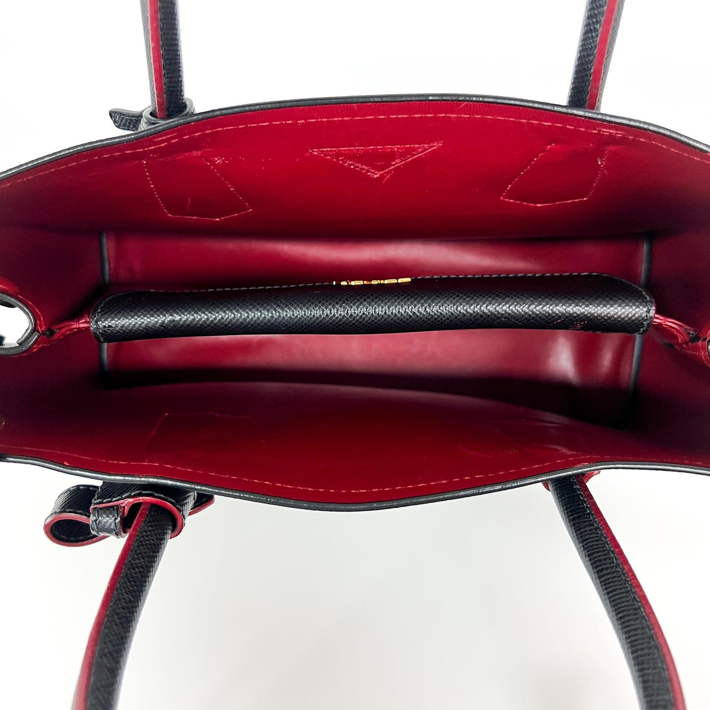 Prada Double Saffiano Leather Medium Black
