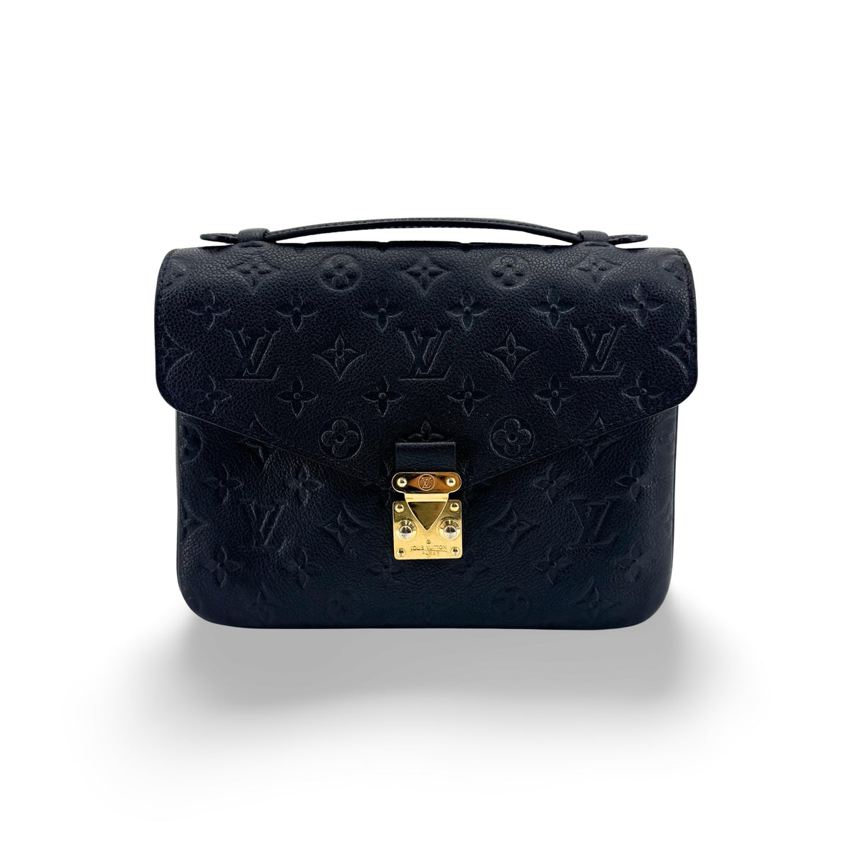 Louis Vuitton Pochette Métis Monogram Empreinte Black