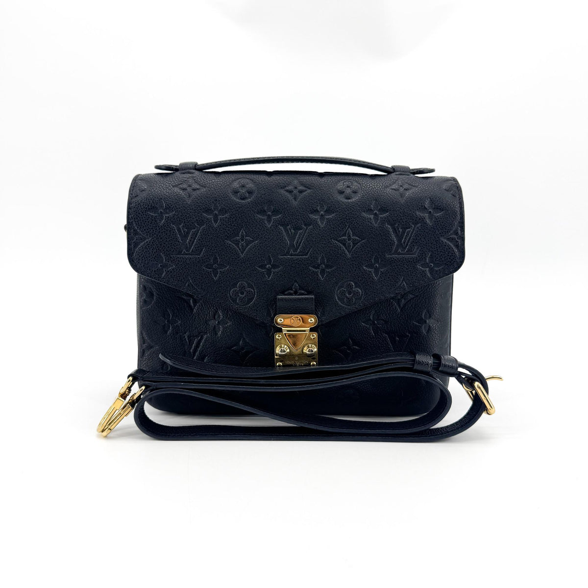 Louis Vuitton Pochette Métis Monogram Empreinte Black