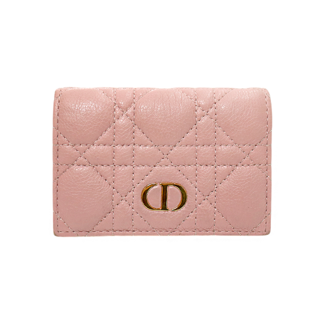 Dior Pink Caro Card Wallet