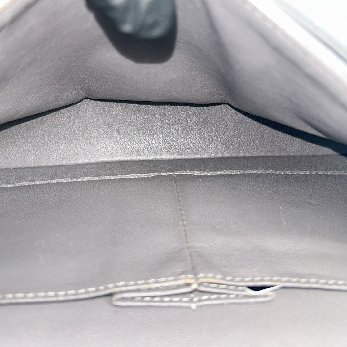 Chanel Gray Medium Caviar Classic Bag with Double Flap