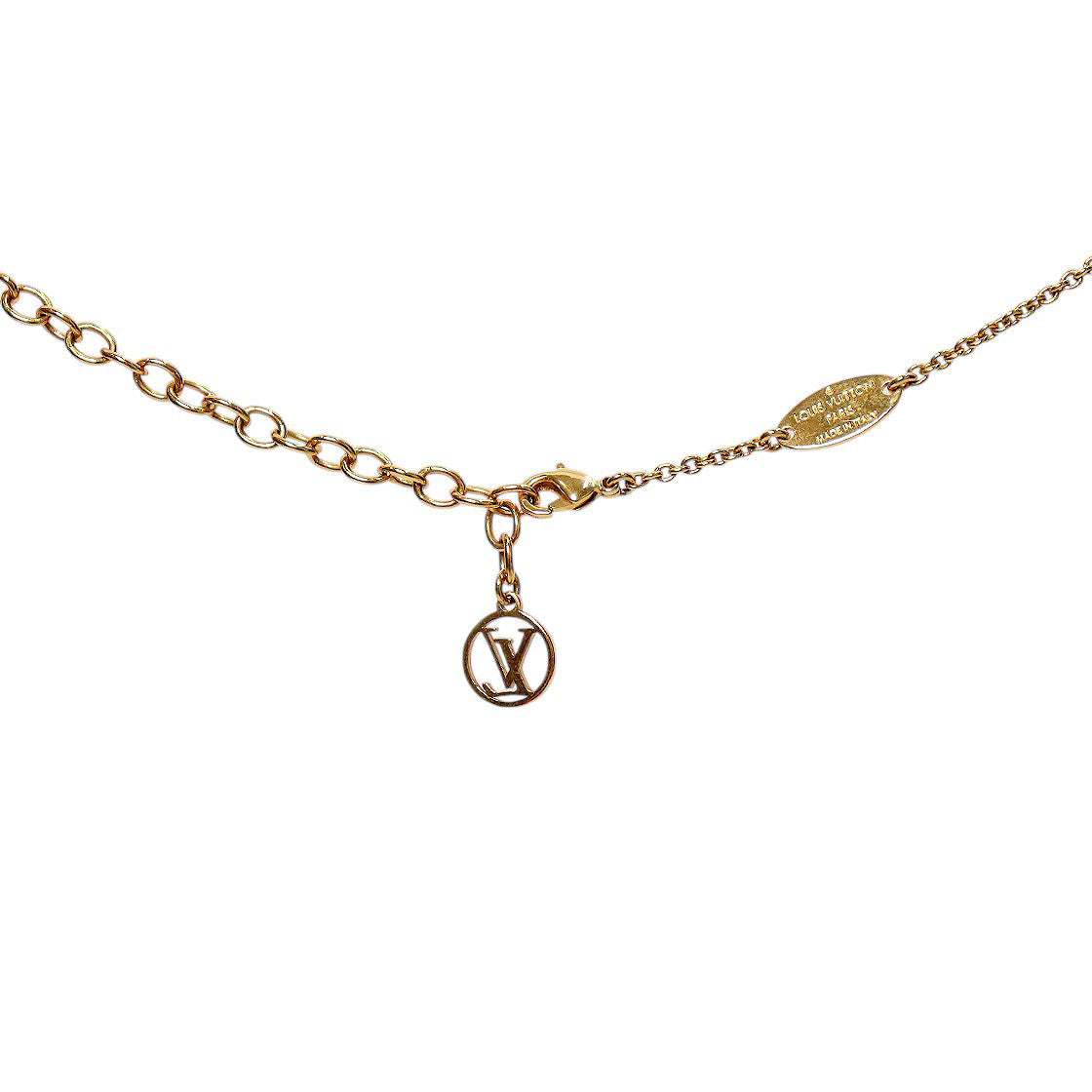 Louis Vuitton LV Eclipse Gold Necklace