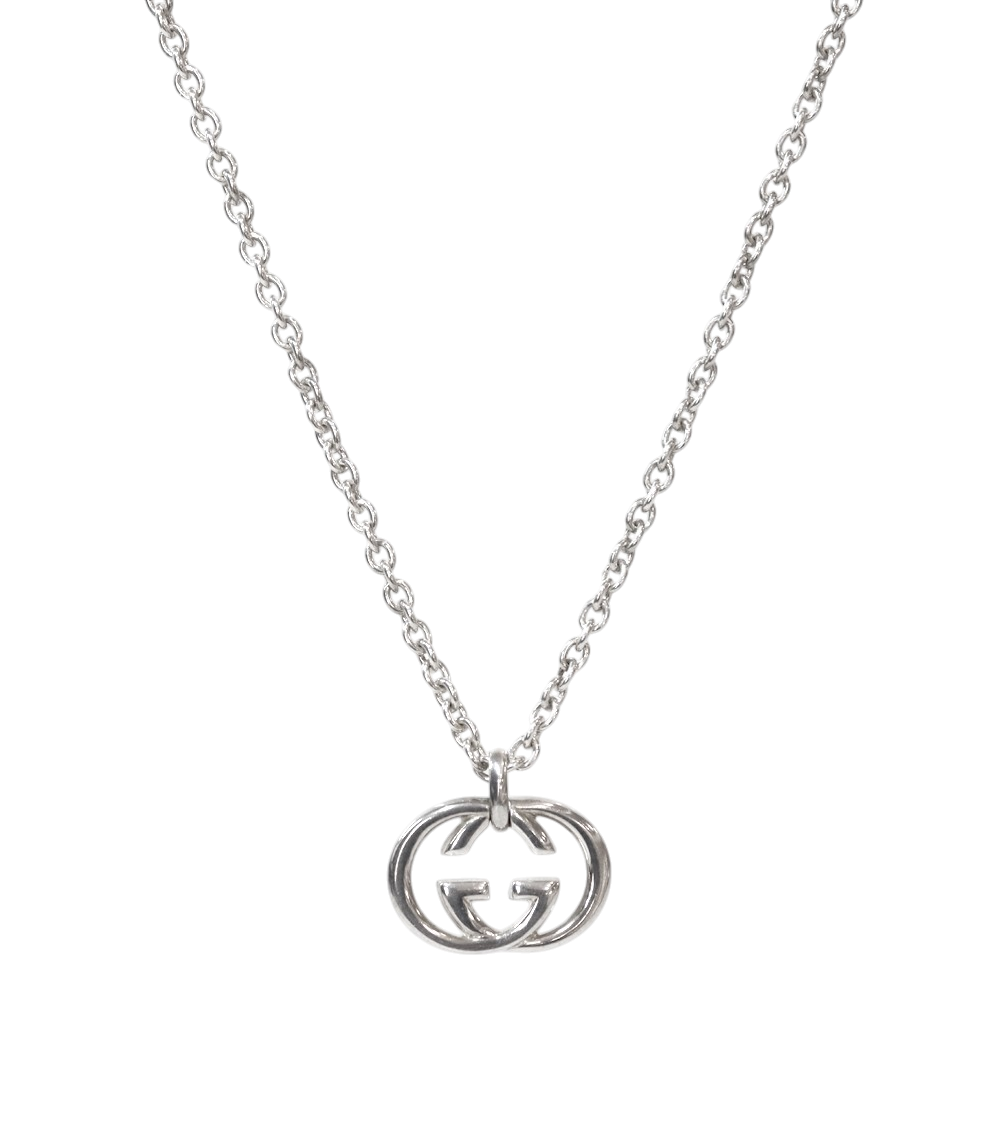 Gucci Interlocking G Silver Necklace