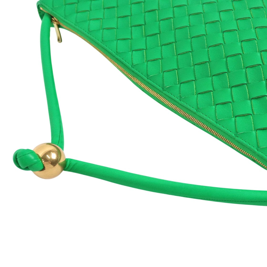 Bottega Veneta Green Turn Pouch Bag