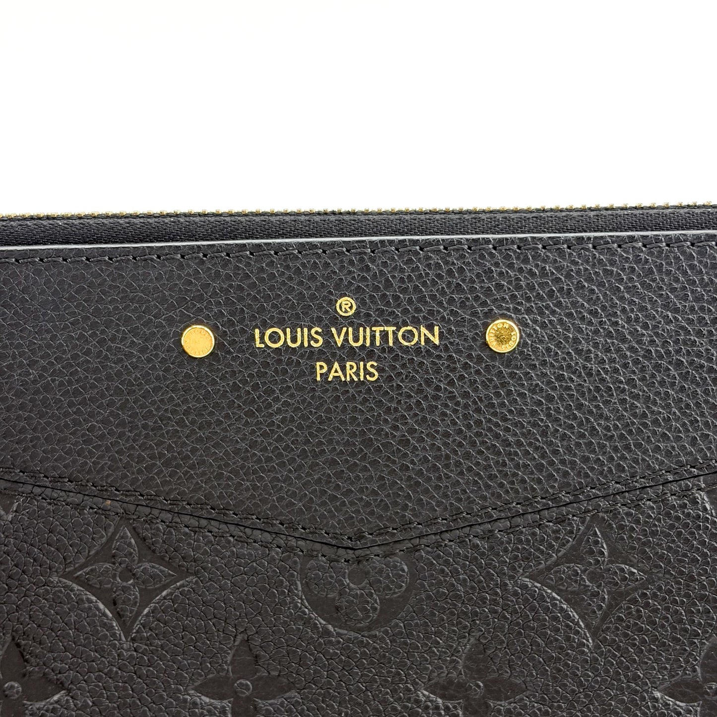 Louis Vuitton Monogram Empreinte Daily Pouch Black