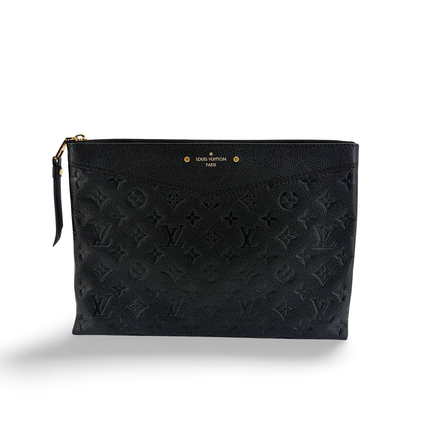 Louis Vuitton Monogram Empreinte Daily Pouch Black