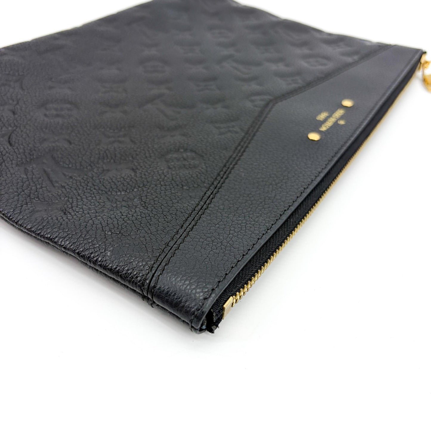 Louis Vuitton Monogram Empreinte Daily Pouch Black