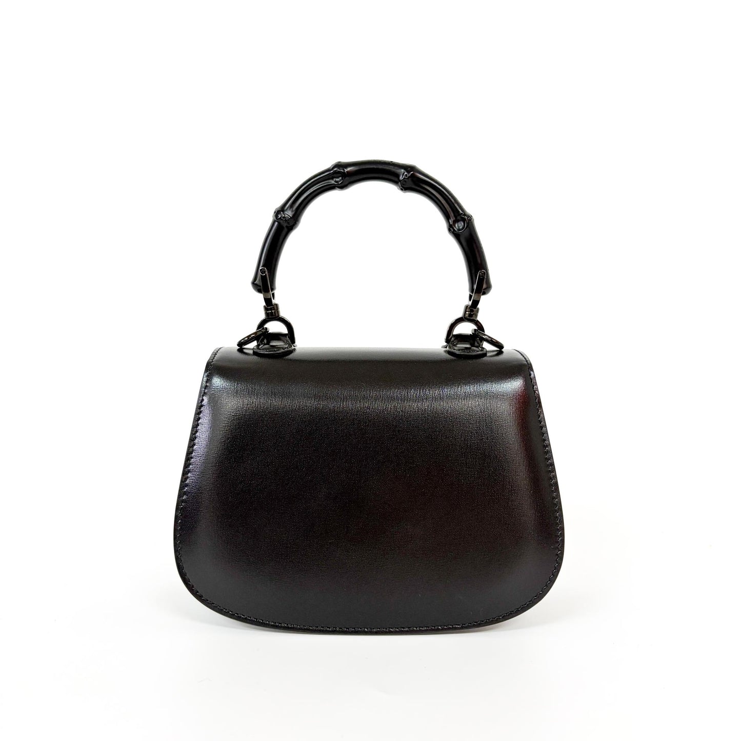 Gucci Bamboo 1947 Mini Top Handle Bag Black