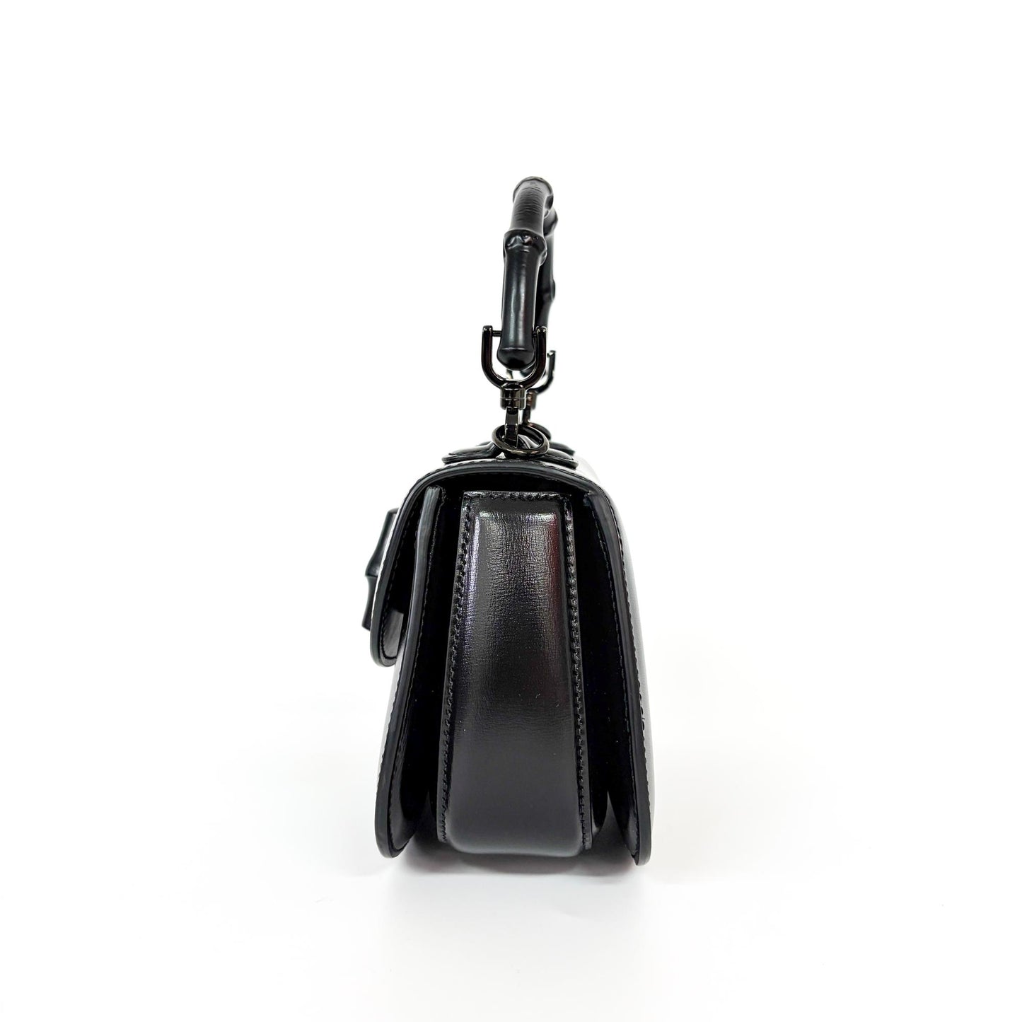 Gucci Bamboo 1947 Mini Top Handle Bag Black