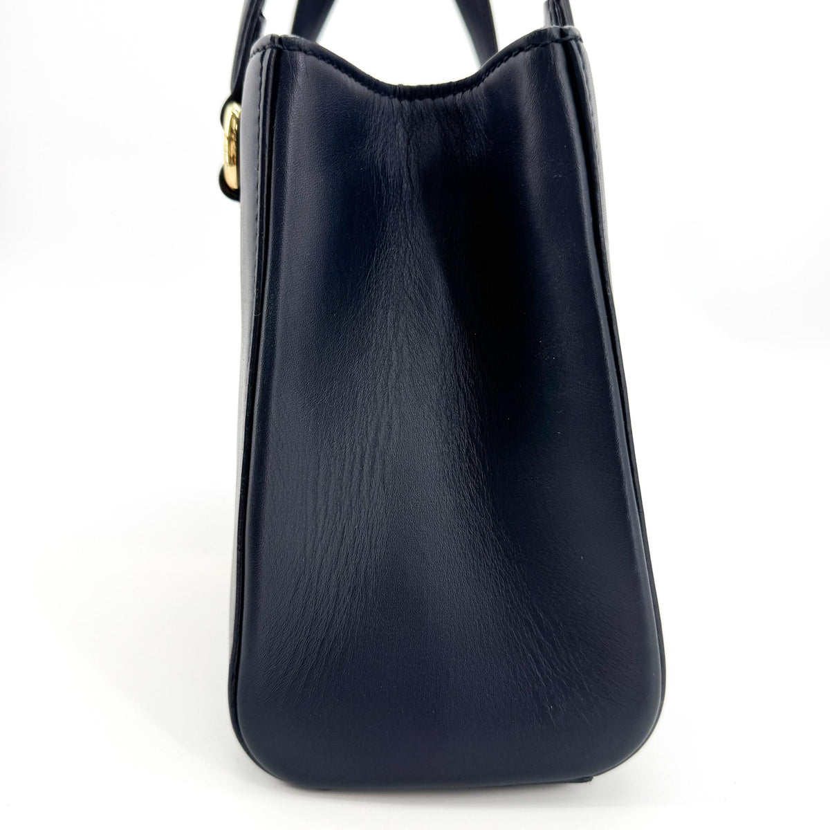 Gucci Sylvie Leather Mini Top Handle Bag Black